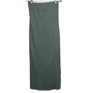 Lanston NWT’s ribbed full length fitting skirt. Side XS
